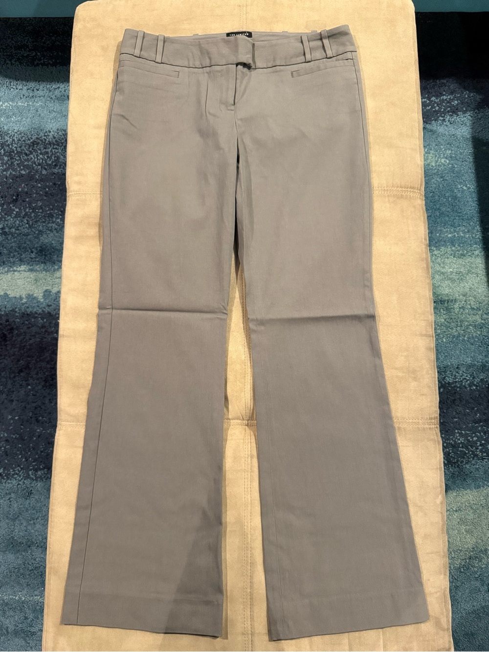 The Limited Gray Flare-leg Dress Pants